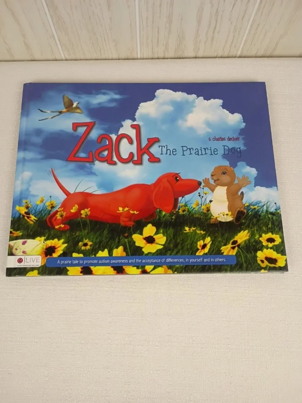 ZACK THE PRAIRIE DOG signed by Author  S. Charles Decker - Autism Awareness